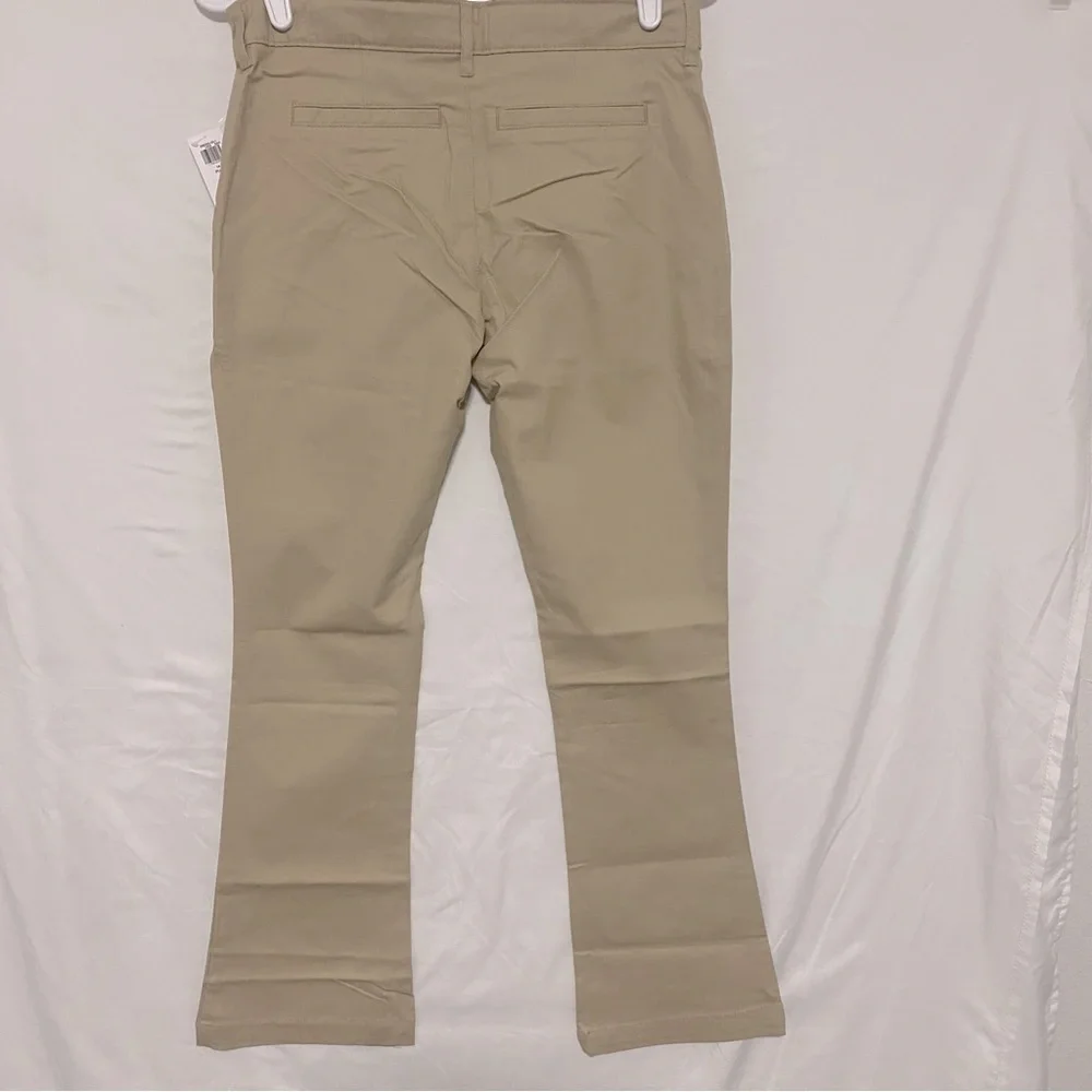 Old Navy Khaki Size 12 Plus Stretch Bootcut Girls Adjustable Waist Pant Girls
